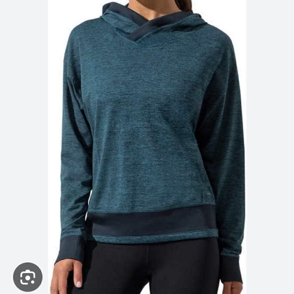 Mondetta Blue Teal Long Sleeve Performance Hoodie Size XS